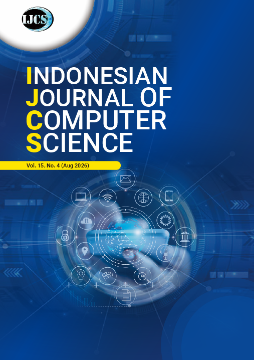 					View Vol. 15 No. 4 (2026): The Indonesian Journal of Computer Science
				